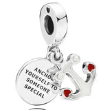 Sweet Mother Pendant Beads 925 Sterling Silver Charms Fit Bracelet DIY Jewelry