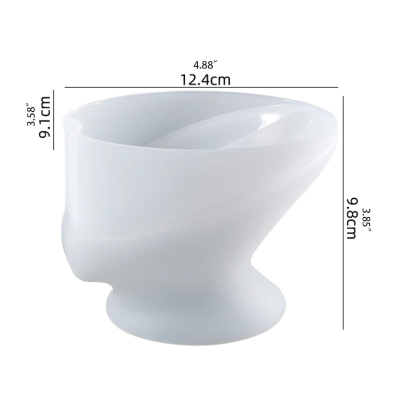 Silicone Mold for Epoxy Resin Soap Dish Draining Holder