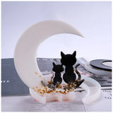 Half Moon Cat Silicone Resin Mold for Jewelry Making