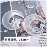 Half Moon Cat Silicone Resin Mold for Jewelry Making