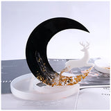Half Moon Cat Silicone Resin Mold for Jewelry Making