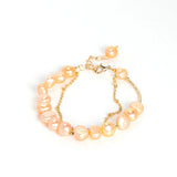 Silver 925 Bracelet with Natural Freshwater Pearl Gemstone