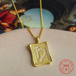 Silver 925 Zircon Pendant Necklace for Women