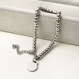 925 Silver Bead Bracelet Female Jewelry