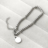 925 Silver Bead Bracelet Female Jewelry