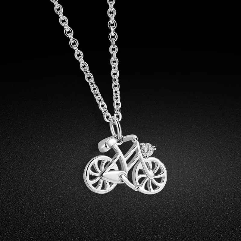 Sterling Silver Female Pendant Necklace