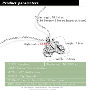 Sterling Silver Female Pendant Necklace