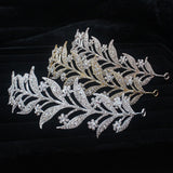 Silver Rose Tiaras Crowns Crystal Rhinestone Bridal Hair Accessories
