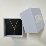 Silver Sea Mew Pendant Necklace for Women Clavicle Chain Charm Jewelry