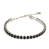 Stainless Steel Chain Tennis Bracelet CZ Charms Jewelry Men Women