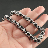 Silver Stainless Steel Jewelry Chains Bracelet For Man & Woman