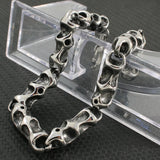 Silver Stainless Steel Jewelry Chains Bracelet For Man & Woman