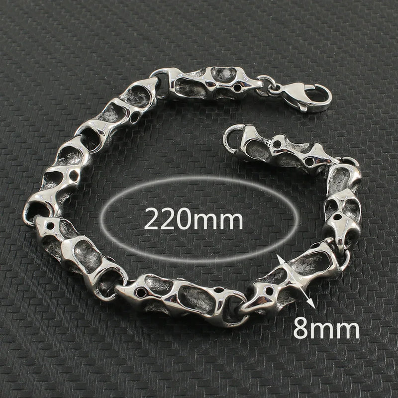 Silver Stainless Steel Jewelry Chains Bracelet For Man & Woman