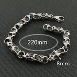 Silver Stainless Steel Jewelry Chains Bracelet For Man & Woman