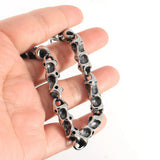 Silver Stainless Steel Jewelry Chains Bracelet For Man & Woman