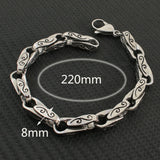 Silver Stainless Steel Jewelry Chains Bracelet For Men & Women