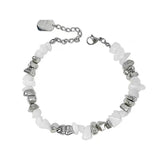 Silver Plated Short Bracelet for Women Anniversary Gift Beach Party