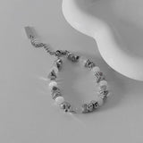 Silver Plated Short Bracelet for Women Anniversary Gift Beach Party