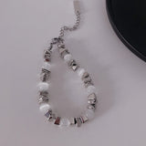 Silver Plated Short Bracelet for Women Anniversary Gift Beach Party