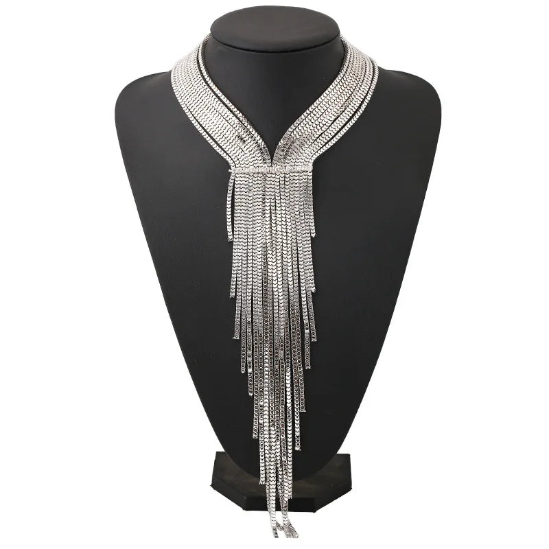 Vintage Indian Ethnic Choker Necklace Women Boho Large Collar