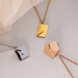 Silver Plated Wallet Decoration Pendant Women's Necklace