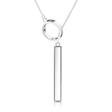 925 Sterling Silver Necklace Tassel Dress Woman Jewelry Gift
