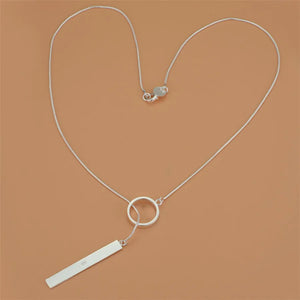 925 Sterling Silver Necklace Tassel Dress Woman Jewelry Gift
