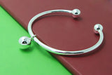 Adjustable Bracelet 925 Sterling Silver Bangle Jewelry Gift