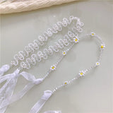 Hand Beaded Daisy Geometric Hair Accessories