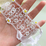 Hand Beaded Daisy Geometric Hair Accessories
