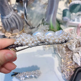 Fresh Sweet Bead Character Clip Geometric Street Ladies Hair Accessories