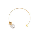 Asymmetric Geometric Beads Necklace