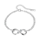 Zircon Stainless Steel Bracelet Gift For Woman