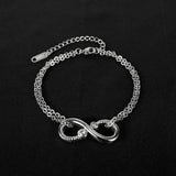 Zircon Stainless Steel Bracelet Gift For Woman