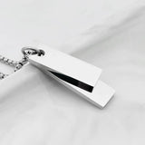 Hip Hop Number Arrangement Pendant Couple Necklace Jewelry