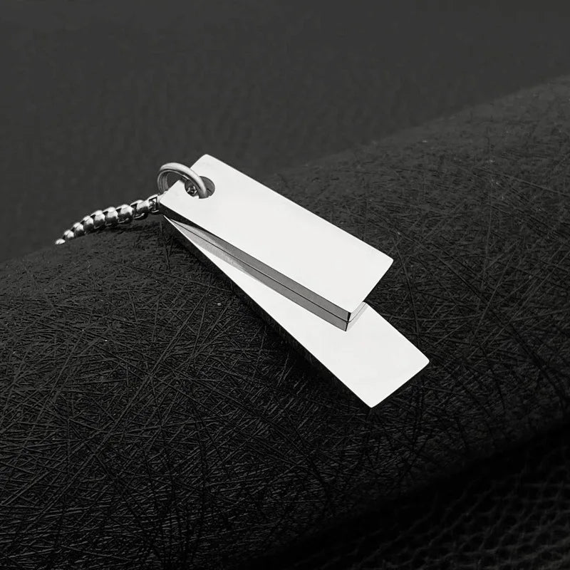 Hip Hop Number Arrangement Pendant Couple Necklace Jewelry