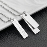 Hip Hop Number Arrangement Pendant Couple Necklace Jewelry