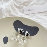 Acrylic Heart Bear Clip on Earrings Non Pierced Girls Women Children Birthday