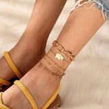 Elephant Love Braided Anklet