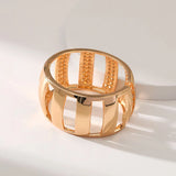 Exaggerated Bangle Metal Crystal Wide Bracelet Ins Wind Net Red Jewelry