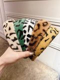 Leopard Print Street Photography Hair Accessories