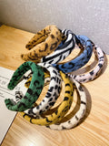 Leopard Print Street Photography Hair Accessories