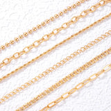 Geometric Bead Chain Anklet for Women Street Style