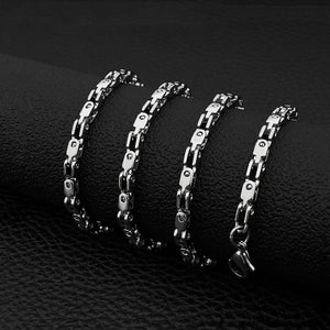 Men's Titanium Steel Bicycle Chain Necklace Stainless Steel Jewelry