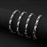 Men's Titanium Steel Bicycle Chain Necklace Stainless Steel Jewelry