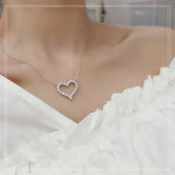 High Jewelry Heart Pendant Necklace for Women