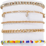 Geometric Street Shot Ladies Anklet