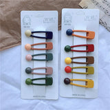 Multicolor Beads Geometric Hair Accessories