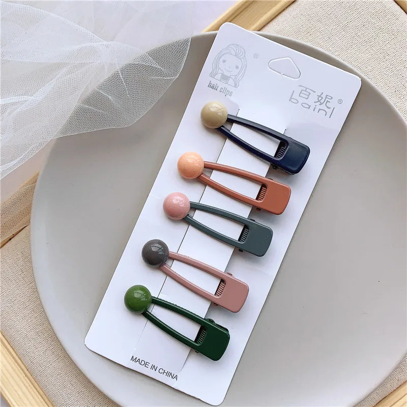 Multicolor Beads Geometric Hair Accessories