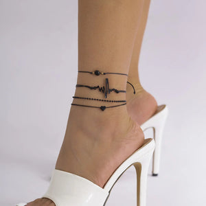 Beaded Sweet Wind Love Anklet